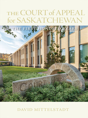 cover image of The Court of Appeal for Saskatachewan